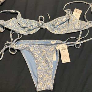 Abercrombie & Fitch floral bikini